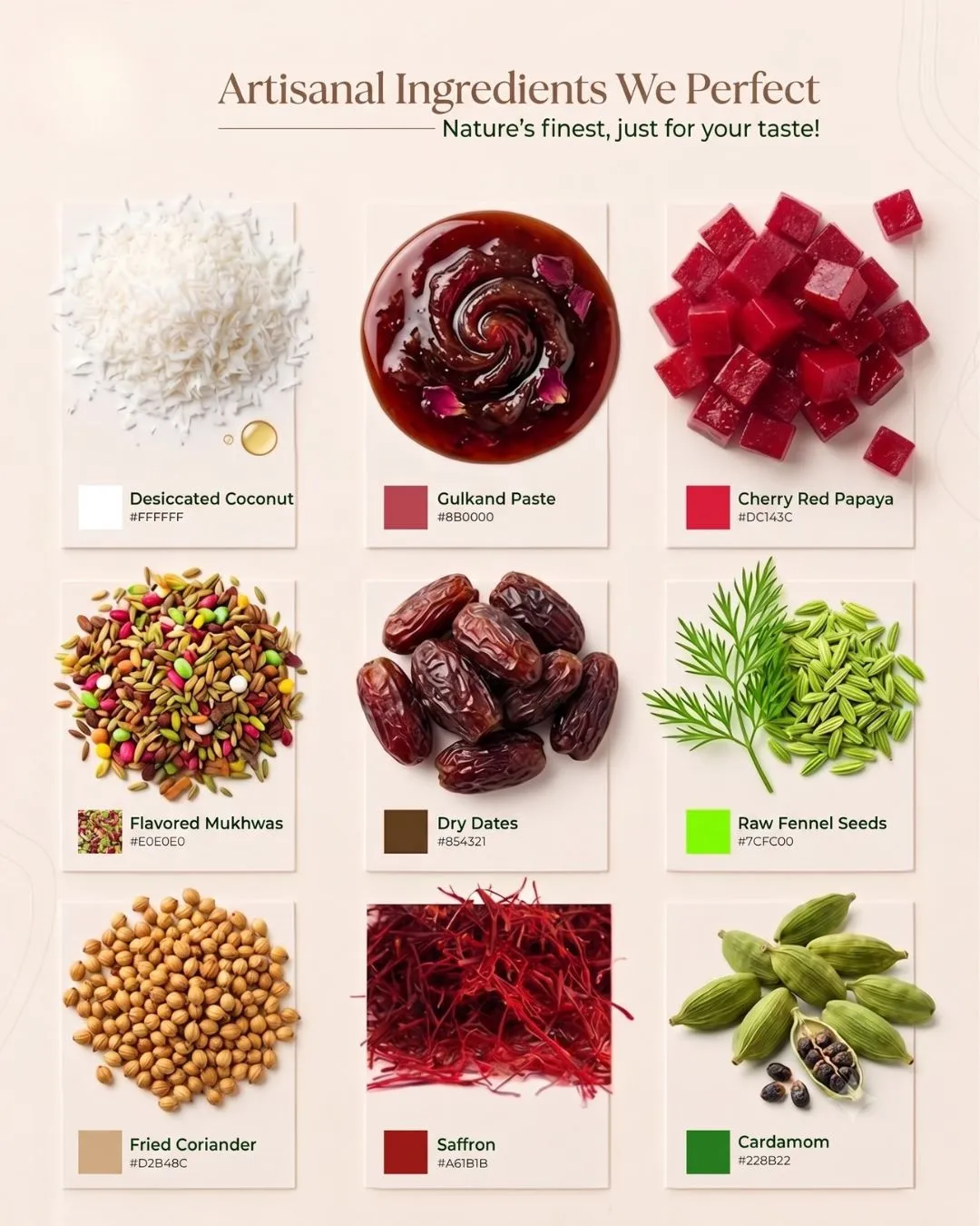 Mauli signature ingredients